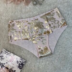 New Victoria's Secret Floral Cheeky Panty Stretch